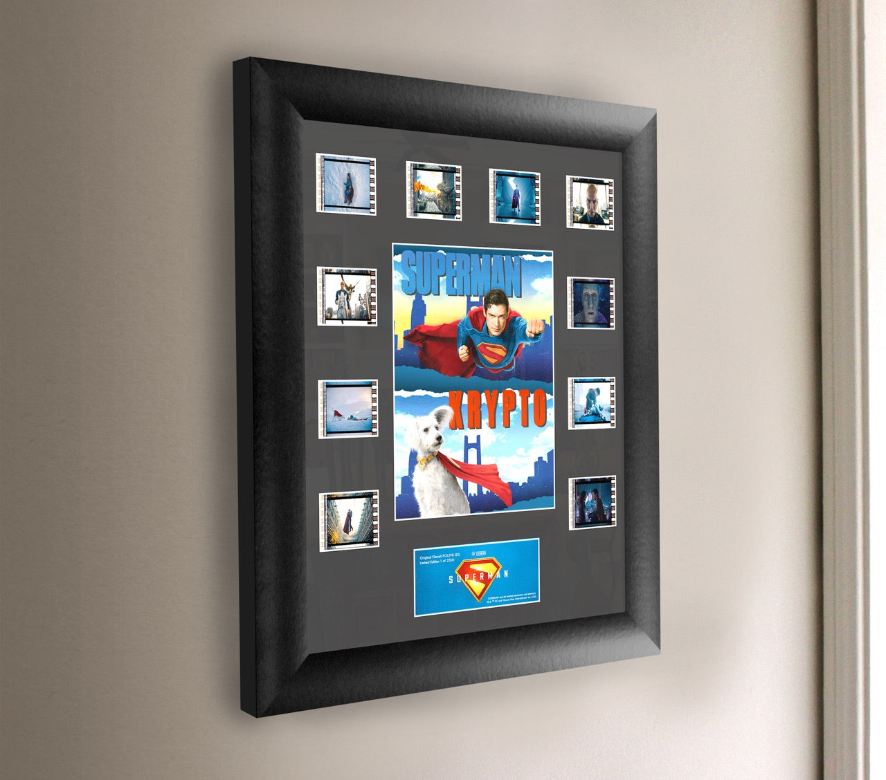 Superman (2025) (Superman & Krypto) Mini Montage Framed FilmCells™ Presentation USFC6598