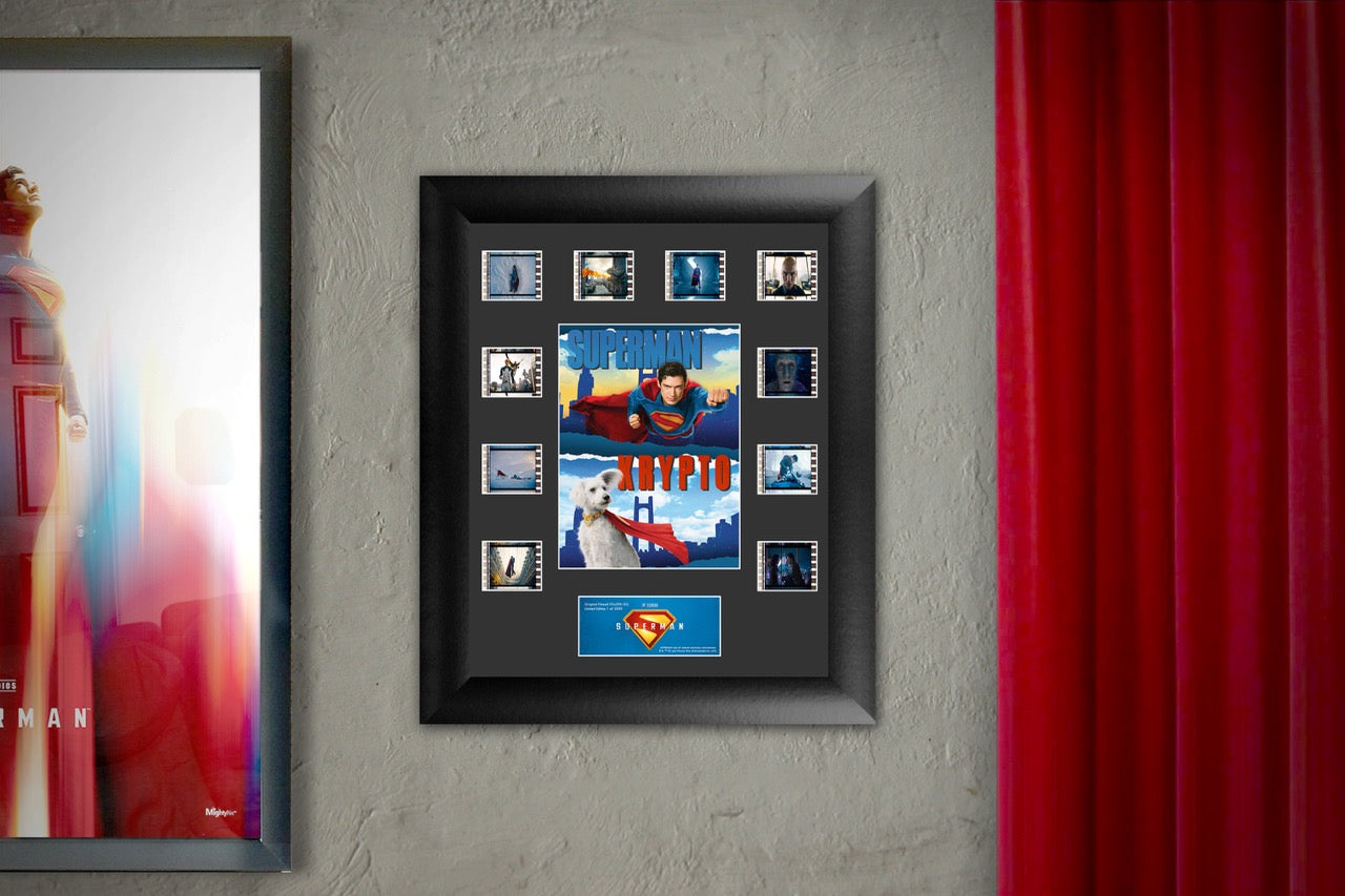 Superman (2025) (Superman & Krypto) Mini Montage Framed FilmCells™ Presentation USFC6598