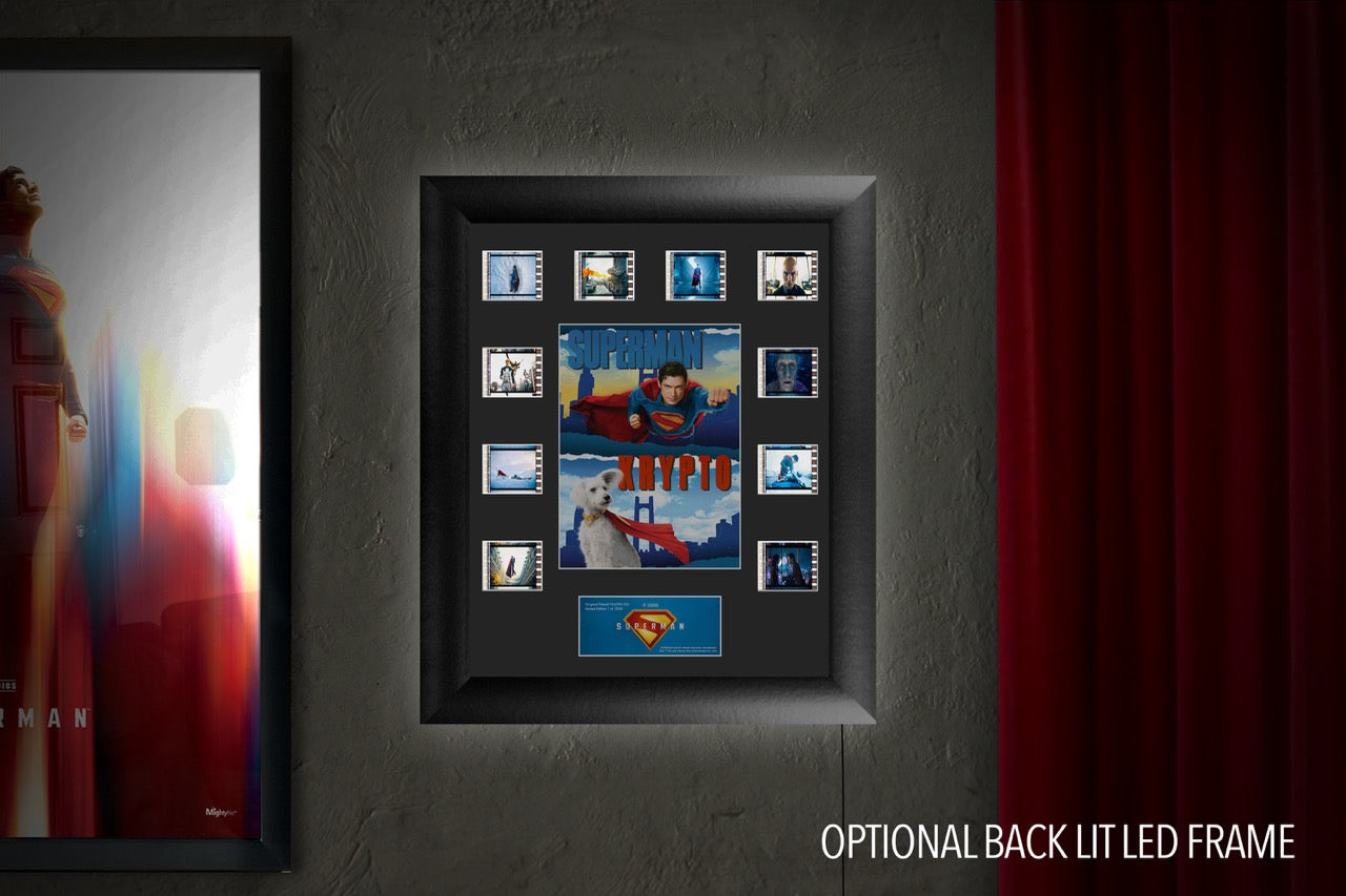 Superman (2025) (Superman & Krypto) Mini Montage Framed FilmCells™ Presentation USFC6598