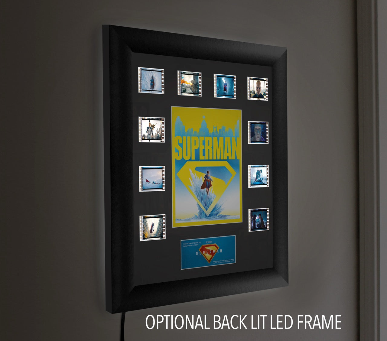 Superman (2025) (Fortress Ascension) Mini Montage Framed FilmCells™ Presentation USFC6599