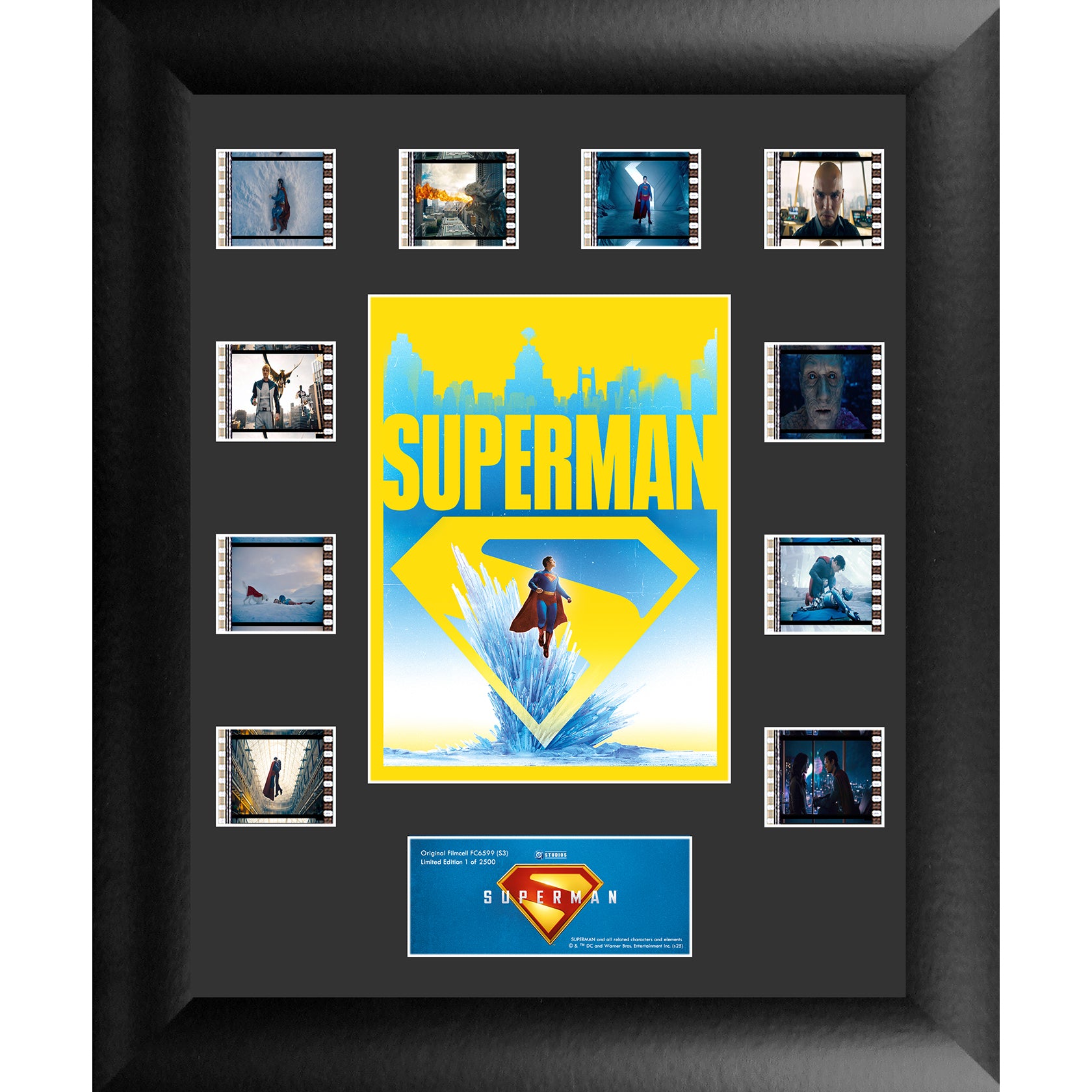 Superman (2025) (Fortress Ascension) Mini Montage Framed FilmCells™ Presentation USFC6599