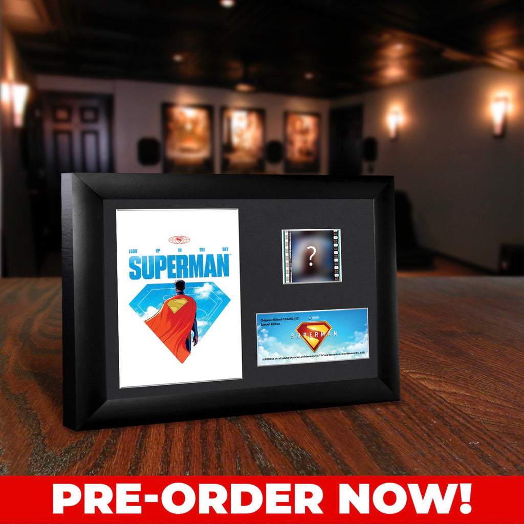 (PREORDER) Superman 2025 (Look Up In The Sky) Minicell FilmCells™ Framed Desktop Presentation USFC6600