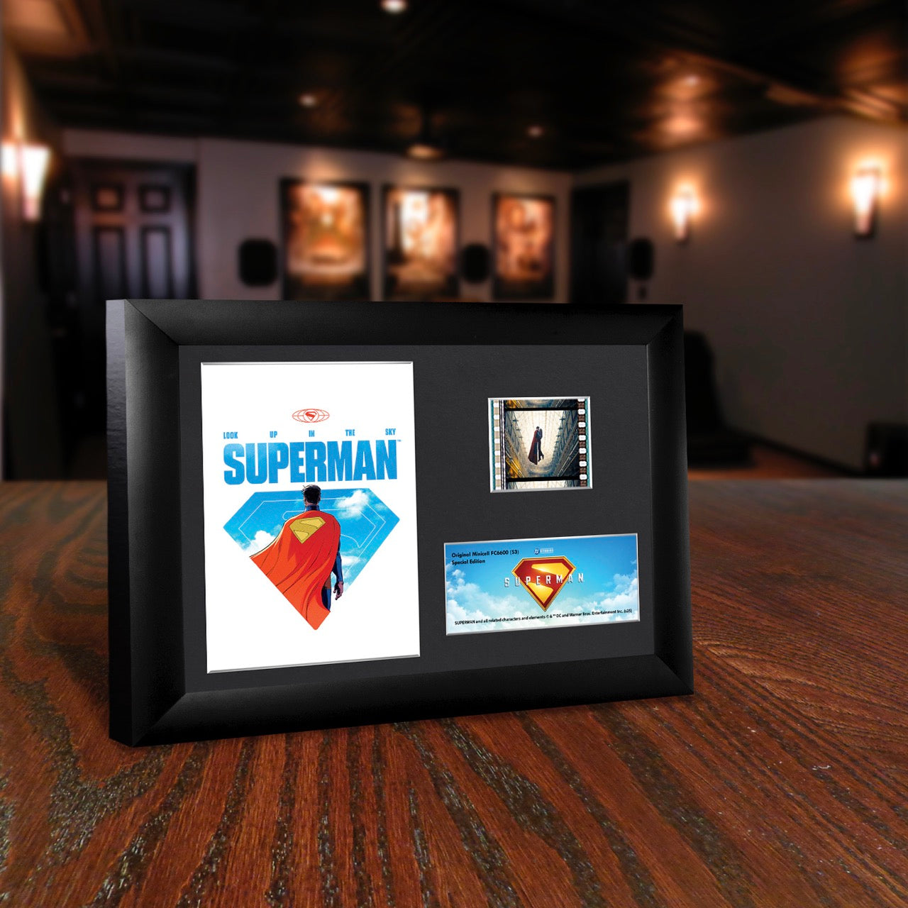 Superman (2025) (Look Up In The Sky) Minicell FilmCells™ Framed Desktop Presentation USFC6600