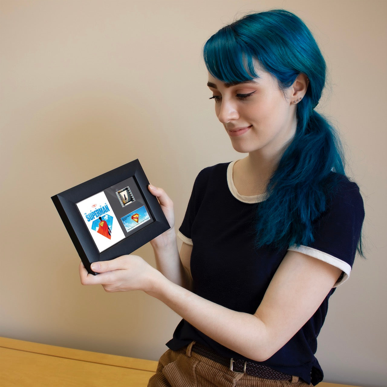 Superman (2025) (Look Up In The Sky) Minicell FilmCells™ Framed Desktop Presentation USFC6600