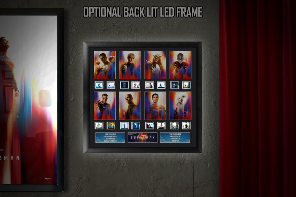 Superman (2025) (Heroic Ensemble) FilmCells™ Presentation Limited Edition Montage Framed Art USFC6613