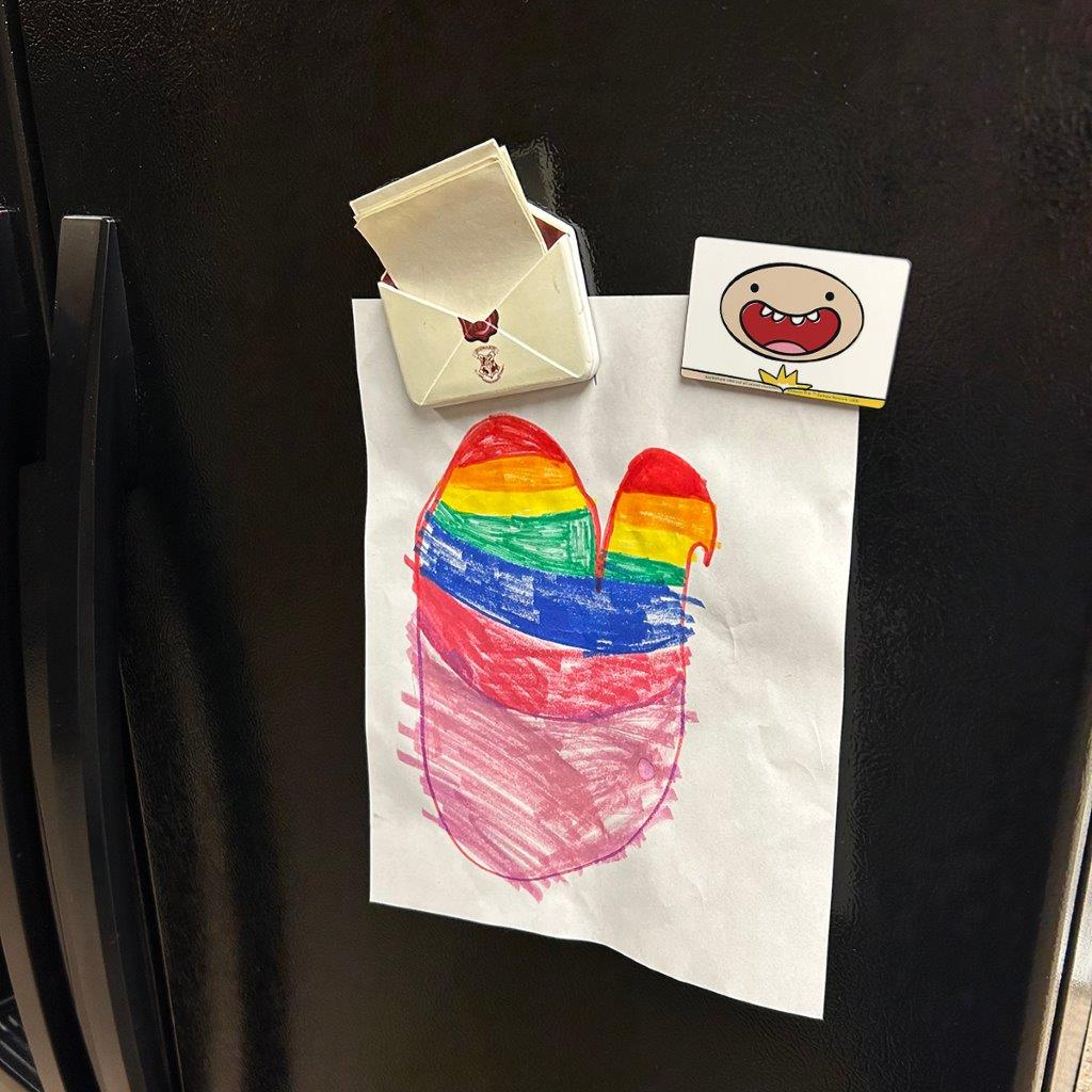 Adventure Time (Finn Mertens) Hardboard Rectangle Magnet HBDMH046