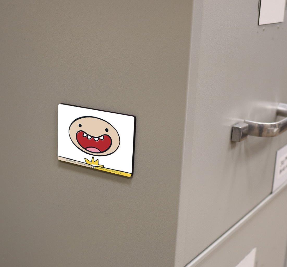 Adventure Time (Finn Mertens) Hardboard Rectangle Magnet HBDMH046