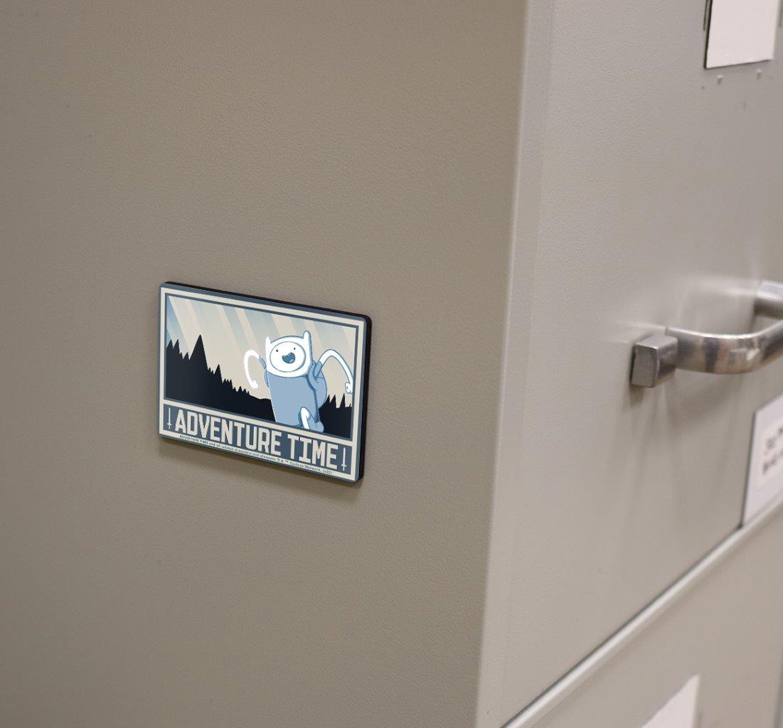 Adventure Time (Finn the Human) Hardboard Rectangle Magnet HBDMH047