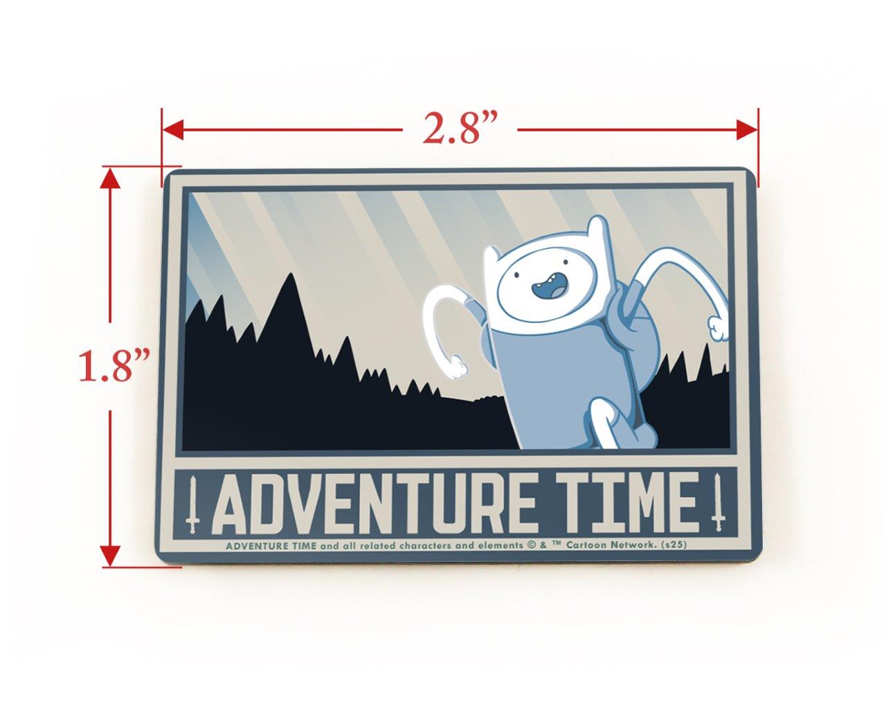 Adventure Time (Finn the Human) Hardboard Rectangle Magnet HBDMH047