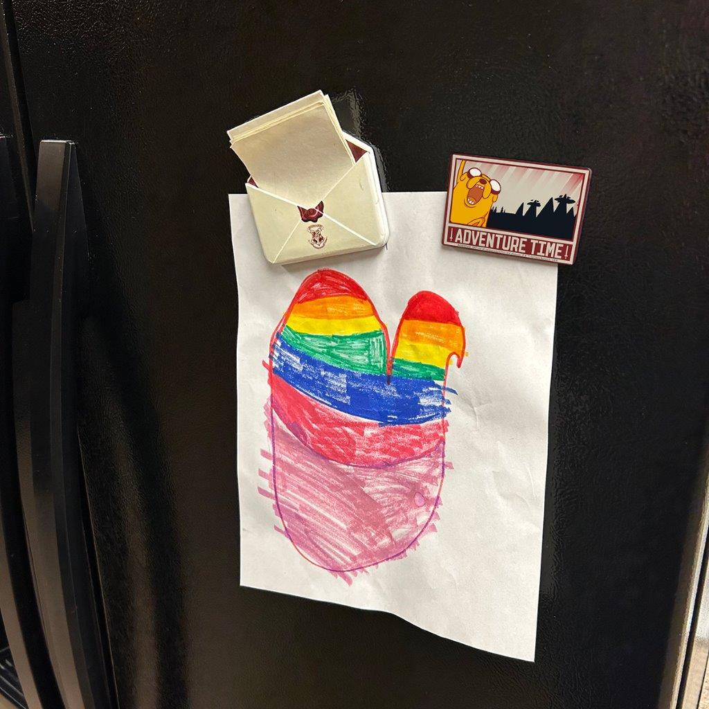 Adventure Time (Jake the Dog) Hardboard Rectangle Magnet HBDMH048