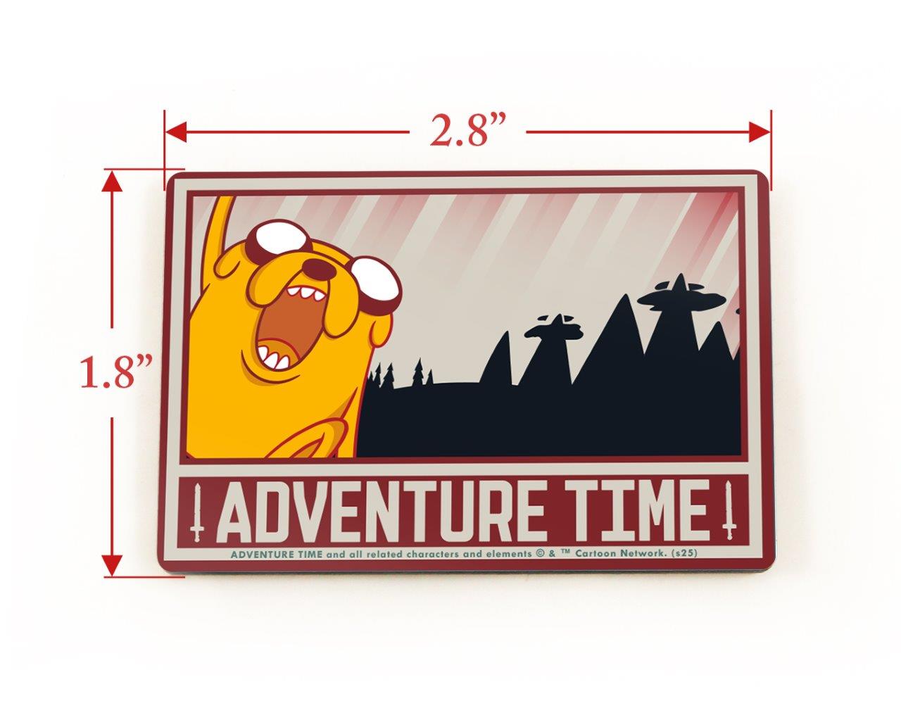 Adventure Time (Jake the Dog) Hardboard Rectangle Magnet HBDMH048