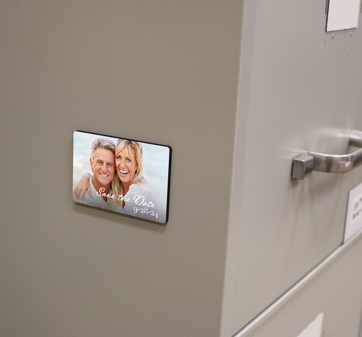 Wedding Collection  (Save the Date - Personalized) Hardboard Magnet
