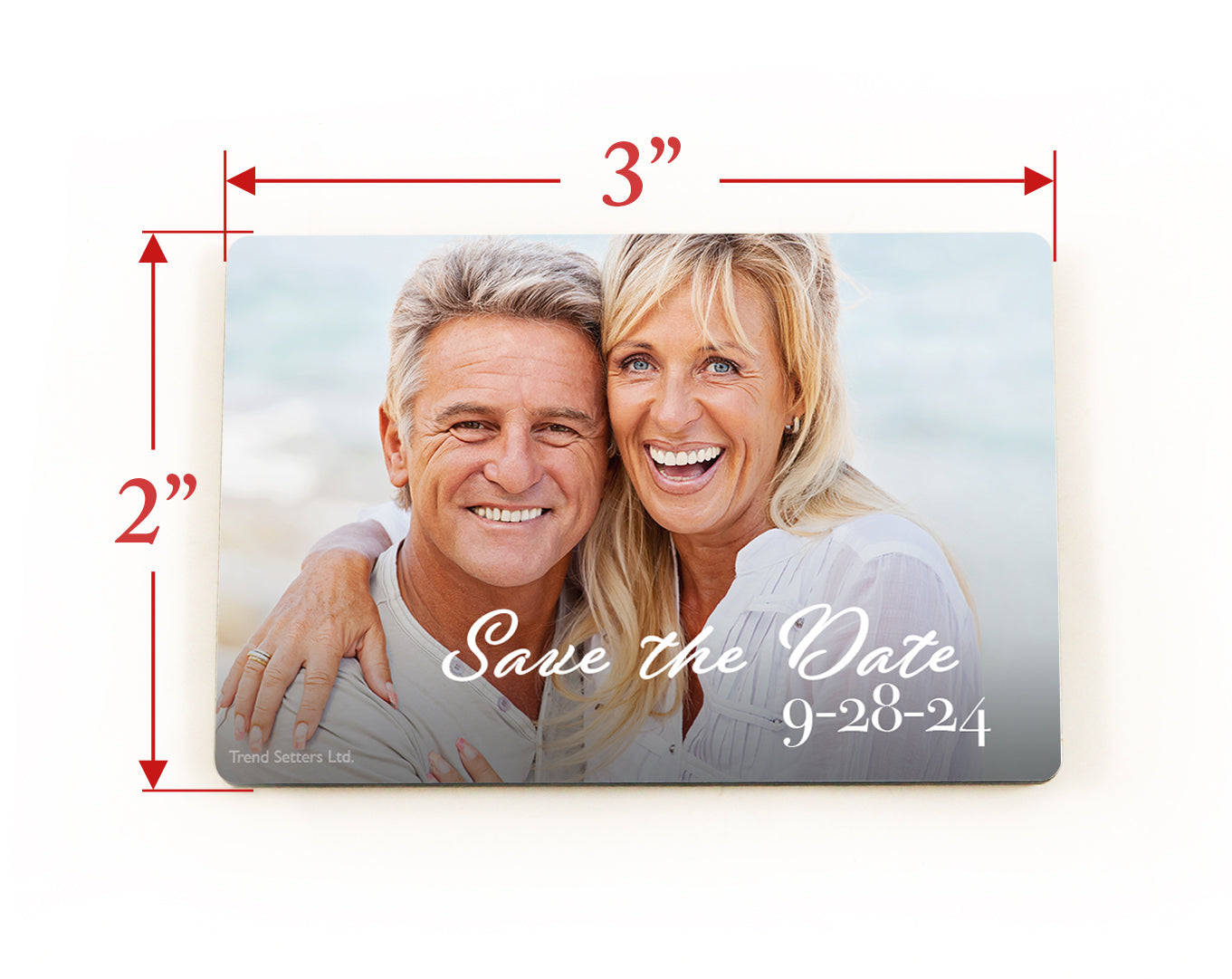 Wedding Collection  (Save the Date - Personalized) Hardboard Magnet