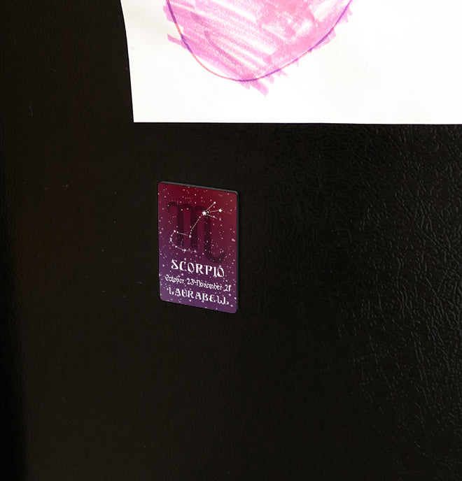 Zodiac Collection (Scorpio - Personalized) Hardboard Magnet