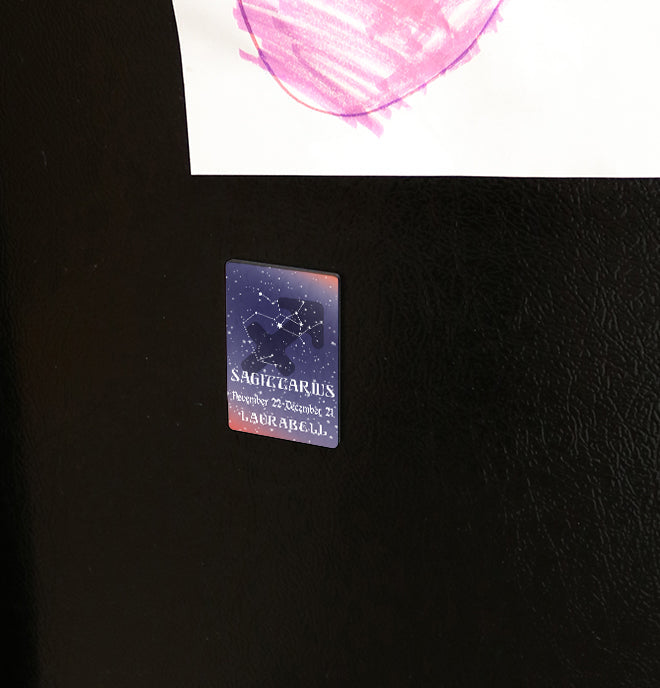 Zodiac Collection (Sagittarius - Personalized) Hardboard Magnet