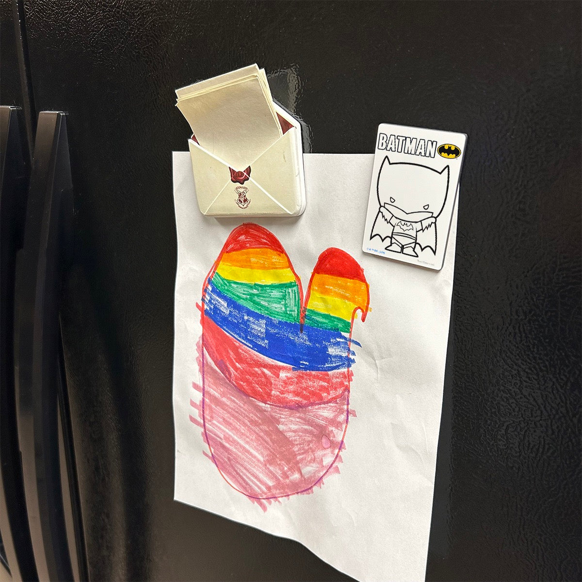 Justice League (Batman – Chibi Coloring Magnet) Hardboard Rectangle Magnet HBDMV027