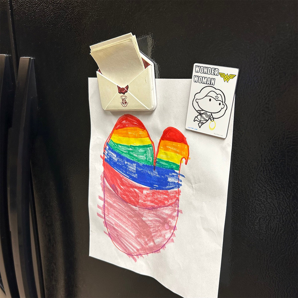 Justice League (Wonder Woman - Chibi Coloring Magnet) Hardboard Rectangle Magnet HBDMV029