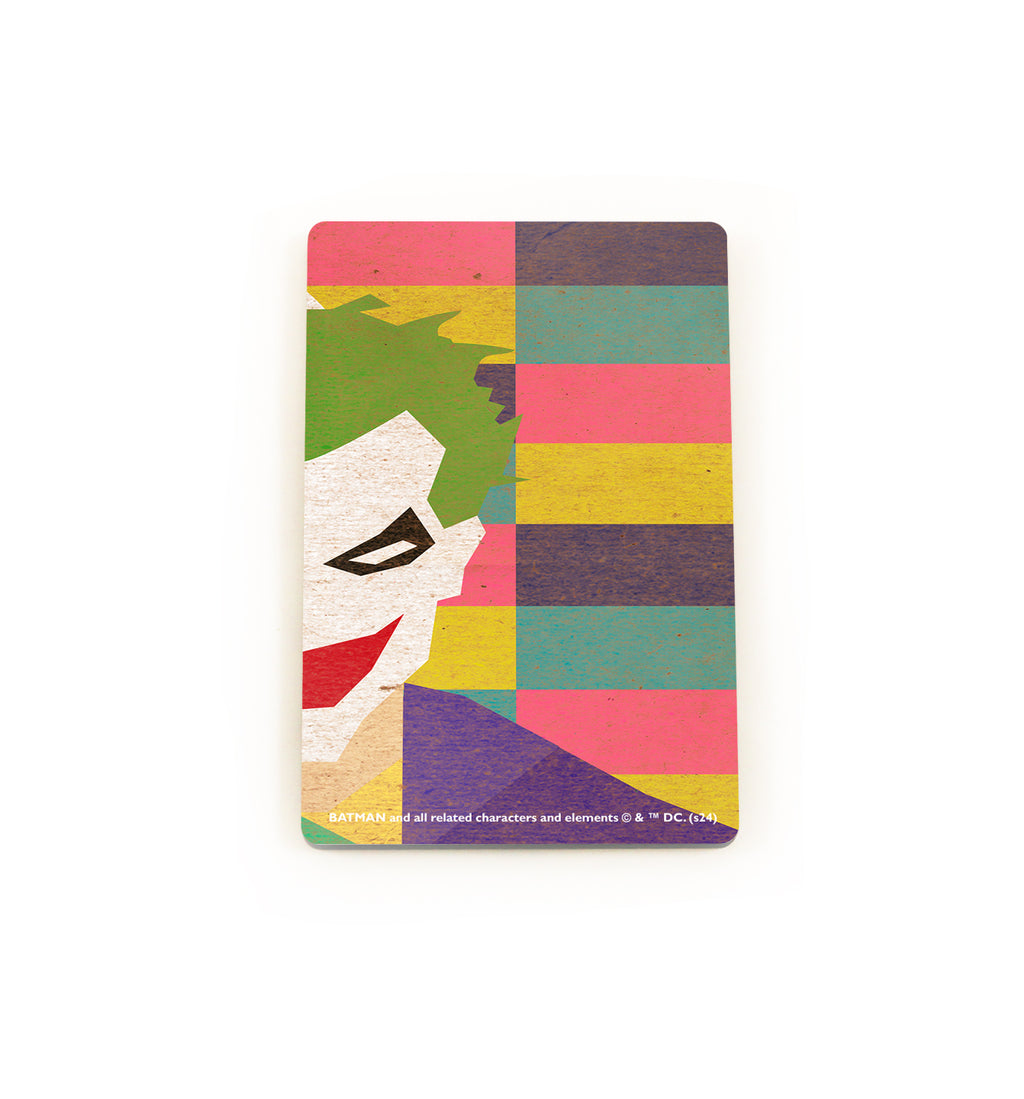 DC Comics (Joker Juxtaposition) Hardboard Rectangle Magnet HBDMV032