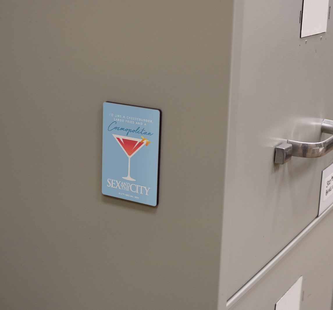 Sex and the City (Cosmopolitan) Hardboard Rectangle Magnet HBDMV041