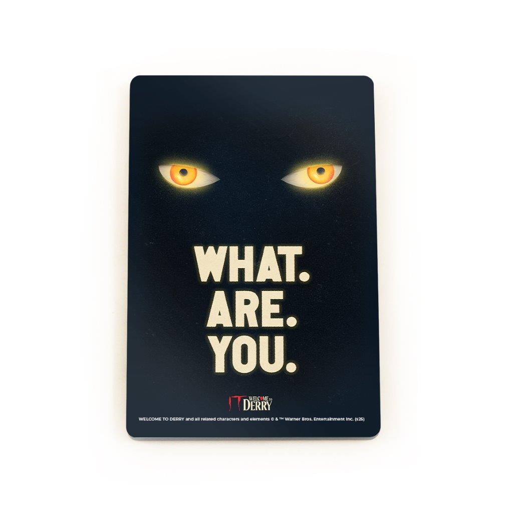 Welcome To Derry (Eyes in the Dark) Hardboard Rectangle Magnet HBDMV042