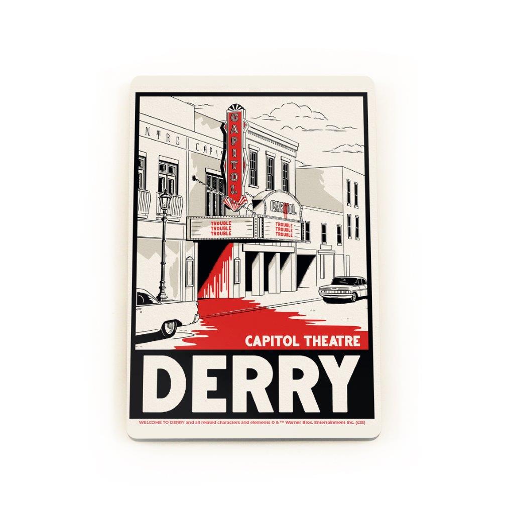 Welcome To Derry (Capitol Theatre) Hardboard Rectangle Magnet HBDMV043