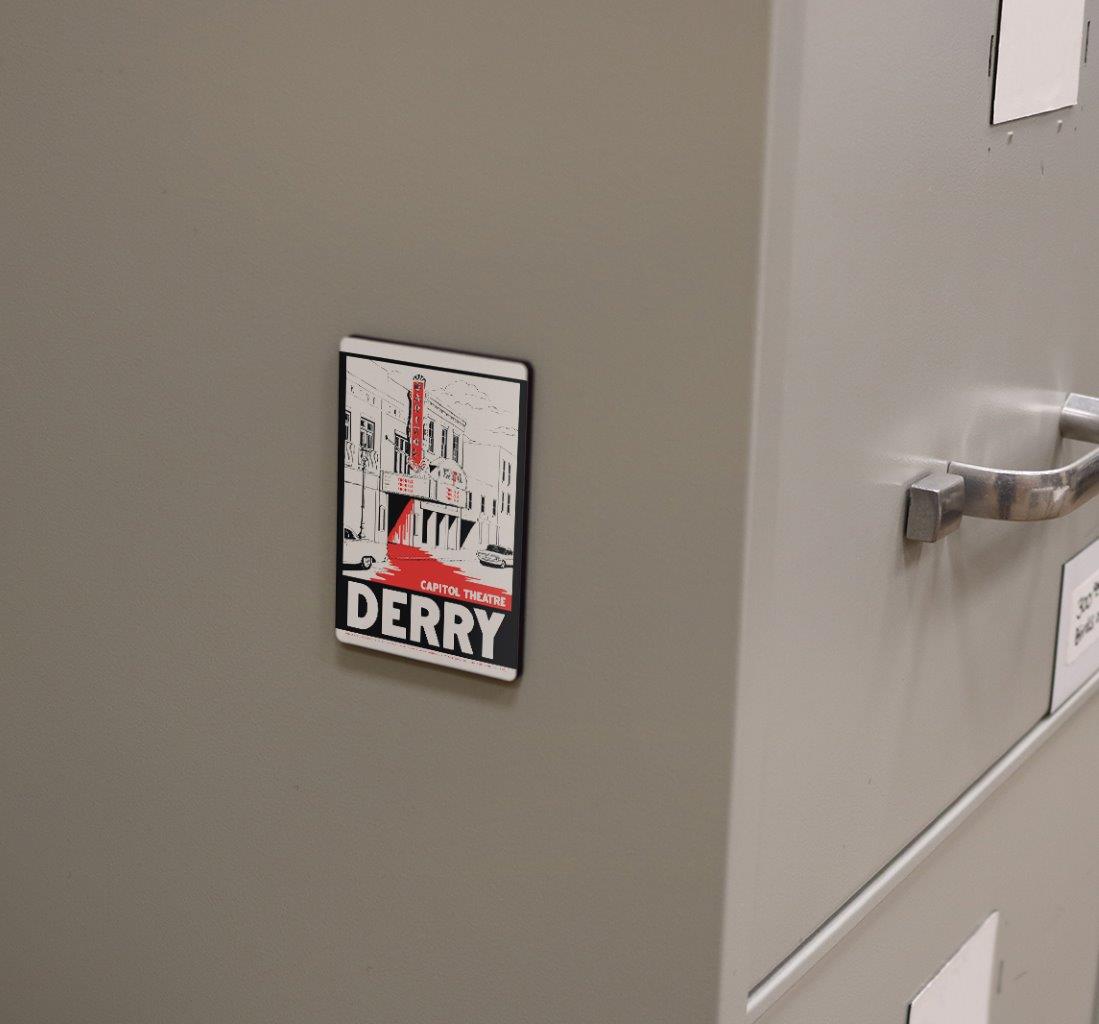 Welcome To Derry (Capitol Theatre) Hardboard Rectangle Magnet HBDMV043