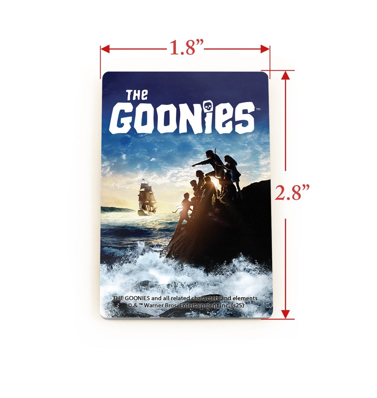 The Goonies (Goonies at Sea) Hardboard Rectangle Magnet HBDMV044