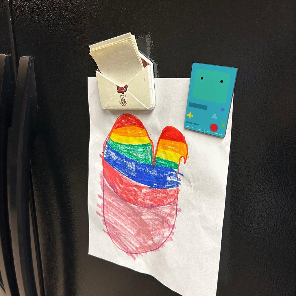 Adventure Time (BMO) Hardboard Rectangle Magnet HBDMV050