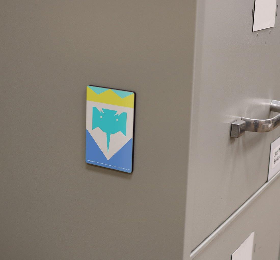 Adventure Time (Ice King) Hardboard Rectangle Magnet HBDMV052