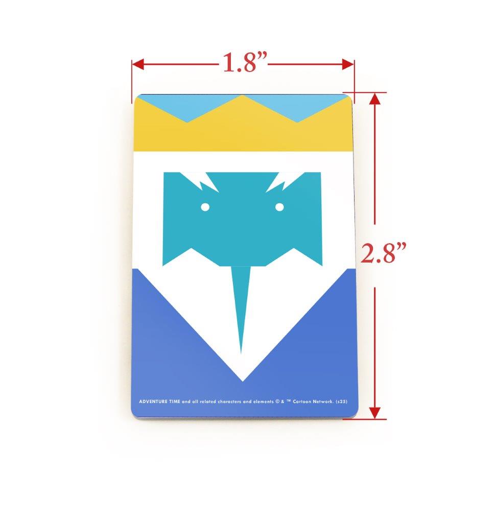 Adventure Time (Ice King) Hardboard Rectangle Magnet HBDMV052