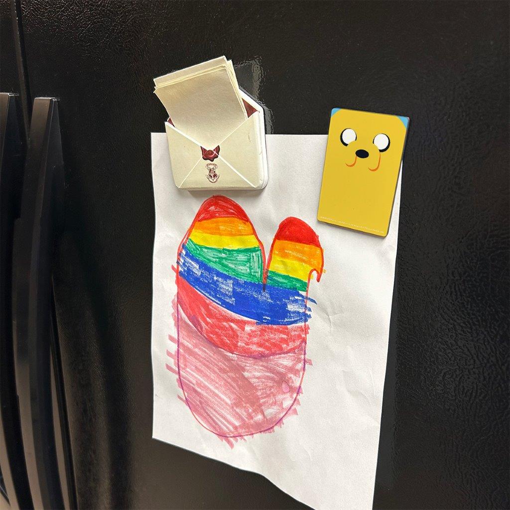 Adventure Time (Jake The Dog) Hardboard Rectangle Magnet HBDMV054