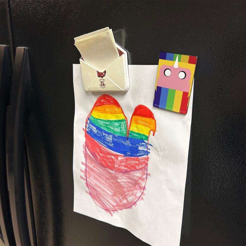 Adventure Time (Lady Rainicorn) Hardboard Rectangle Magnet HBDMV055