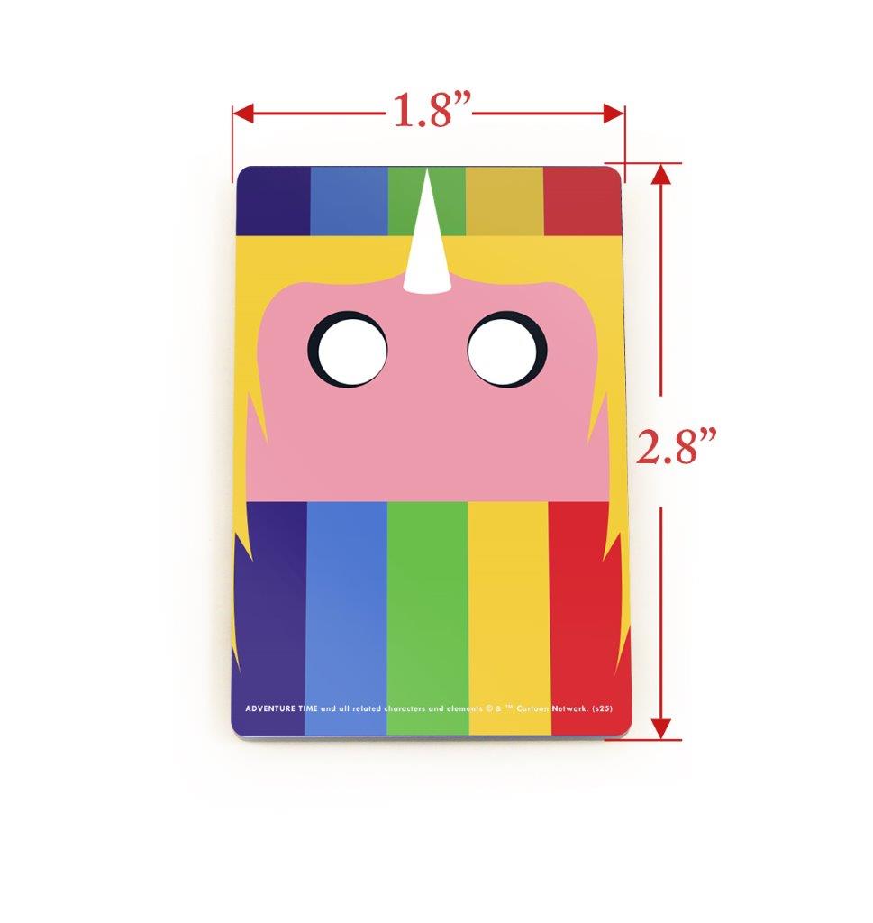 Adventure Time (Lady Rainicorn) Hardboard Rectangle Magnet HBDMV055