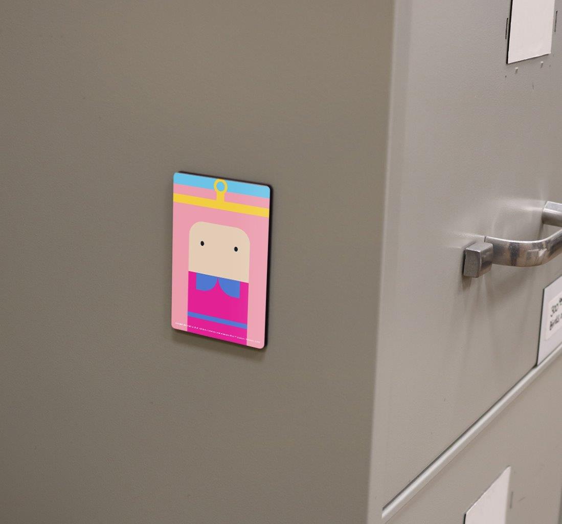 Adventure Time (Princess Bubblegum) Hardboard Rectangle Magnet HBDMV057