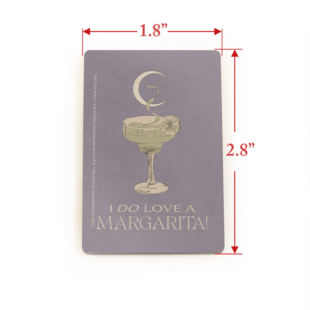 Practical Magic 2 (Margarita Moon) 2.8” x 1.8” Hardboard Rectangle Magnet HBDMV063