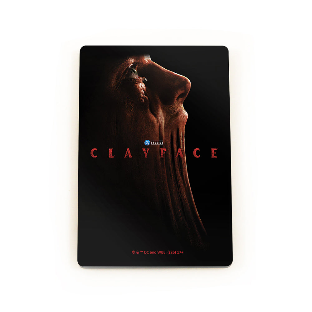 Clayface (Movie Cover) 1.8” x 2.8” Hardboard Rectangle Magnet HBDMV067