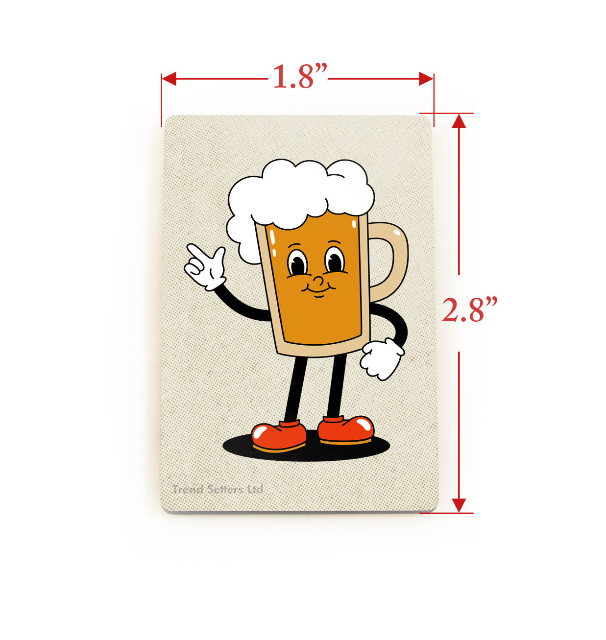 Trend Setters Original (Vertical - Upload) Hardboard Magnet