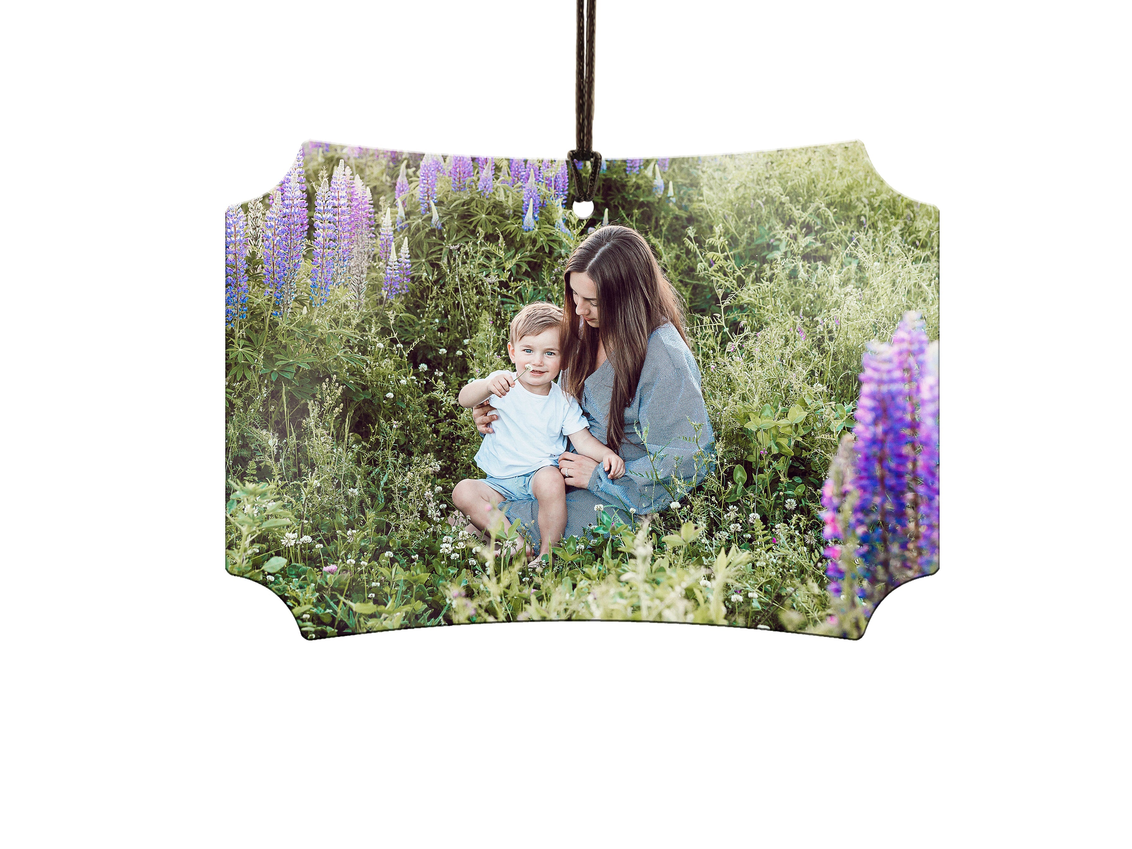 Rectangular Shaped Hanging Metal Print - Upload Your Image!