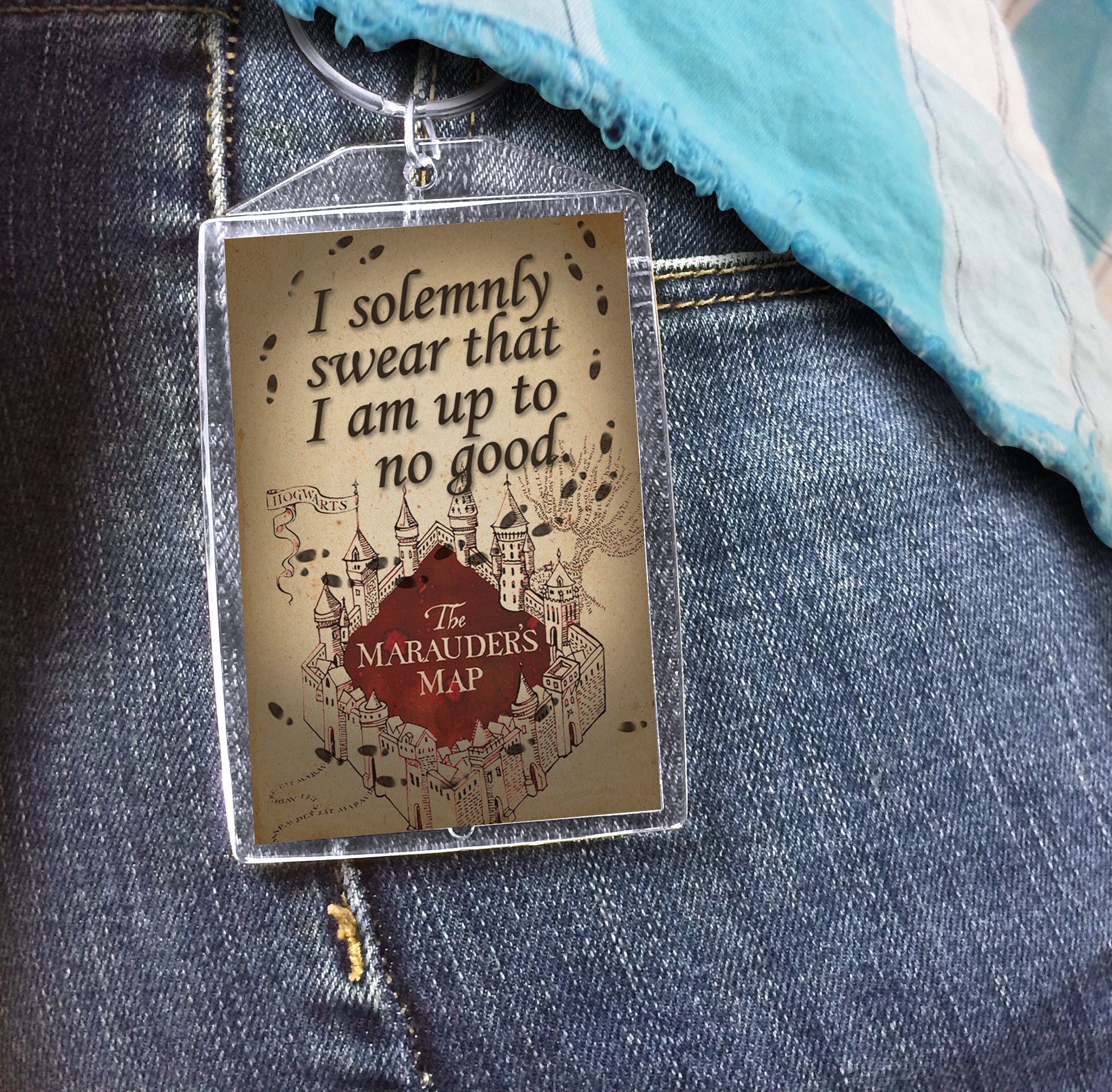 Harry Potter (Marauders Map) Keychain KRP016