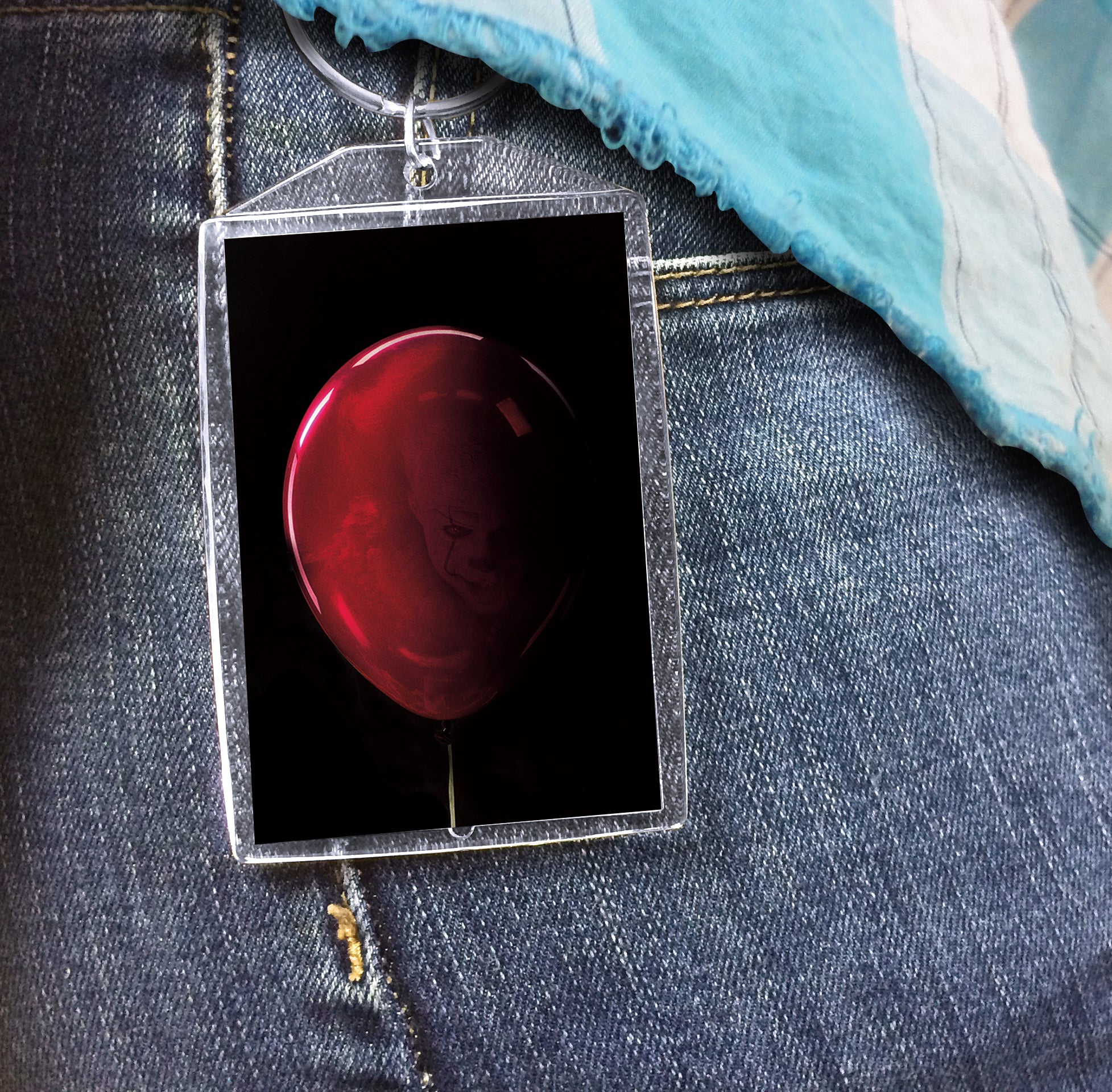 IT: Chapter One (Pennywise Balloon) Horror Keychain KRP025