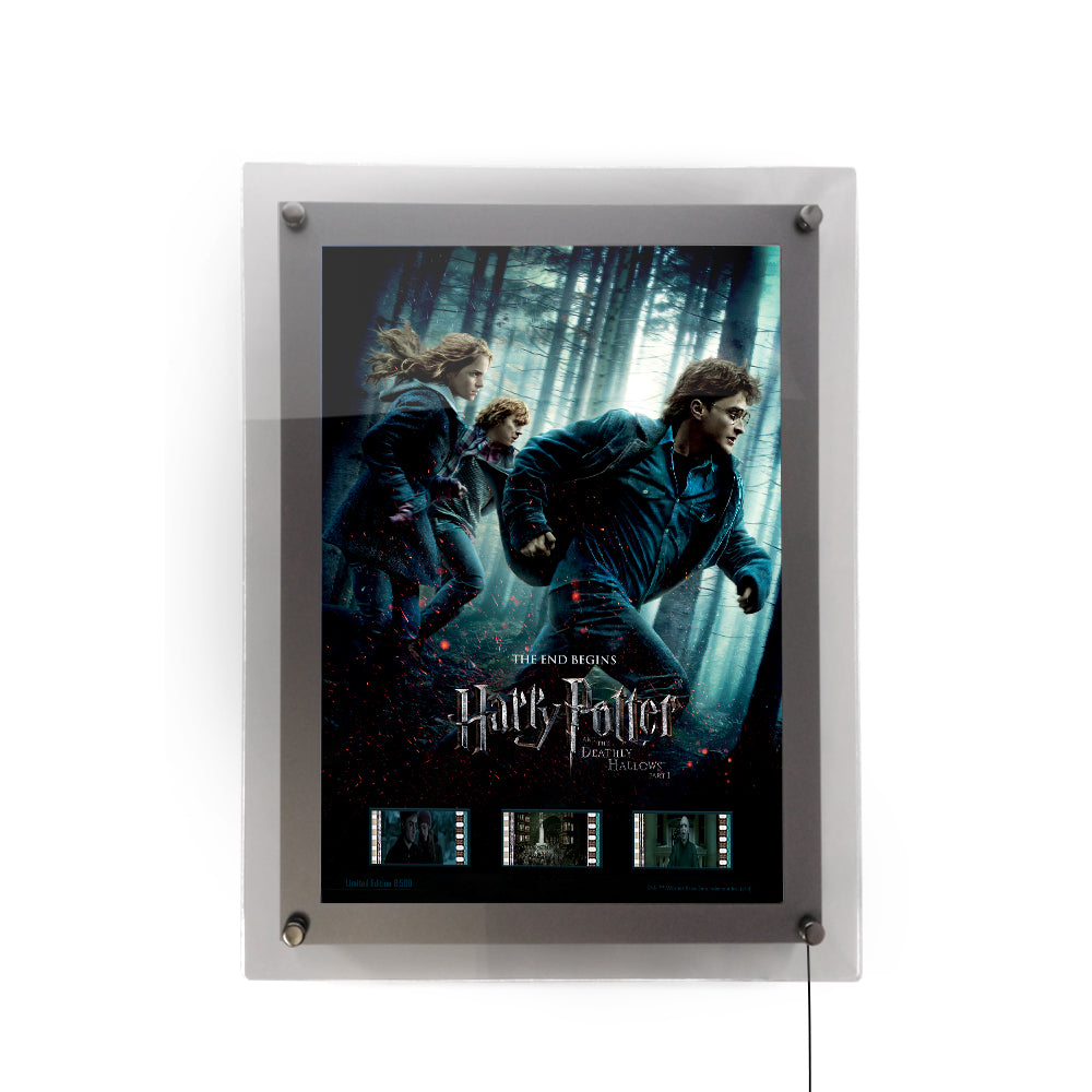 Harry Potter and the Deathly Hallows: Part 1 (Official Movie Artwork) Limited Edition LightCell FilmCells Presentation with LED Frame LC0710023
