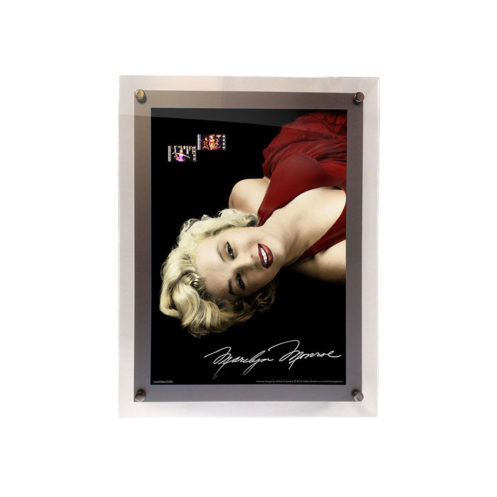 Marilyn Monroe (Red Dress) LightCell FilmCells Presentation with LED Frame LC1014006