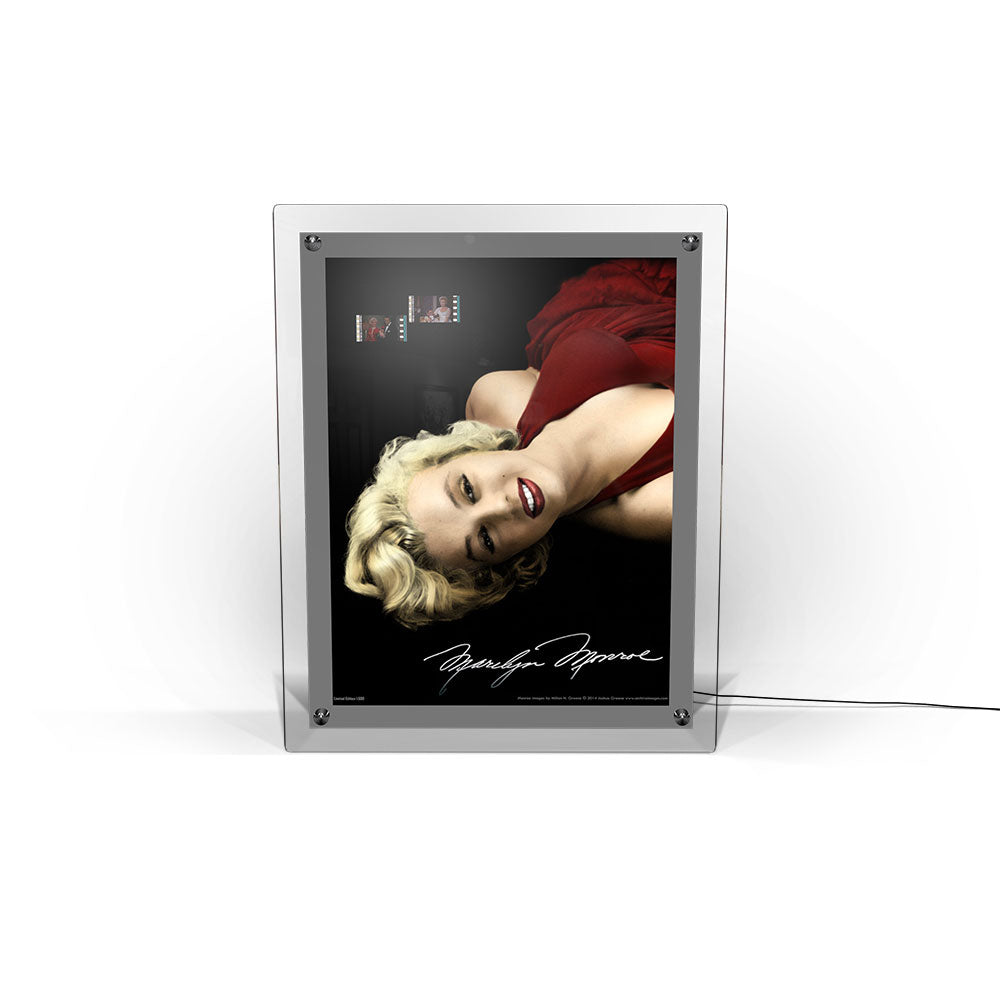 Marilyn Monroe (Red Dress) LightCell FilmCells Presentation with LED Frame LC1014006