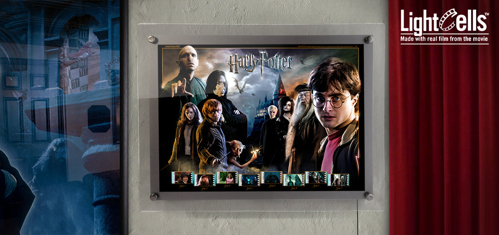 Harry Potter (8 Film Series Tribute) LightCell FilmCells Presentation with LED Frame LC1410008