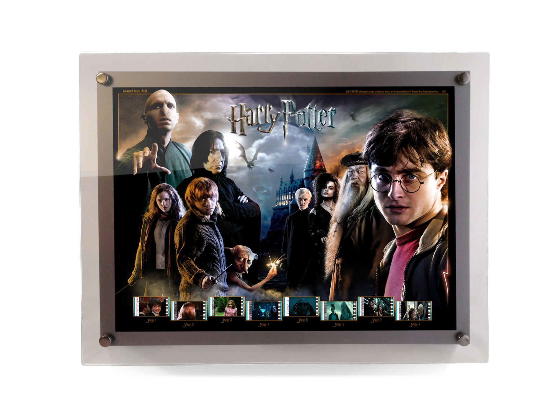 Harry Potter (8 Film Series Tribute) LightCell FilmCells Presentation with LED Frame LC1410008