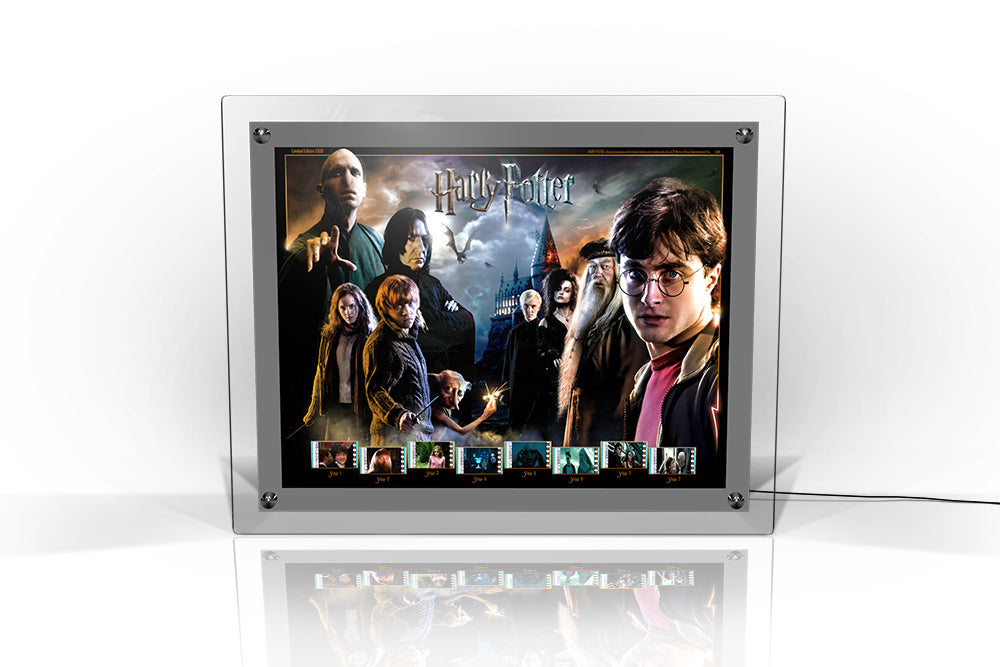 Harry Potter (8 Film Series Tribute) LightCell FilmCells Presentation with LED Frame LC1410008