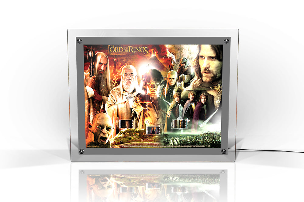 The Lord of the Rings (Trilogy Tribute) LightCell FilmCells Presentation with LED Frame LC1410010