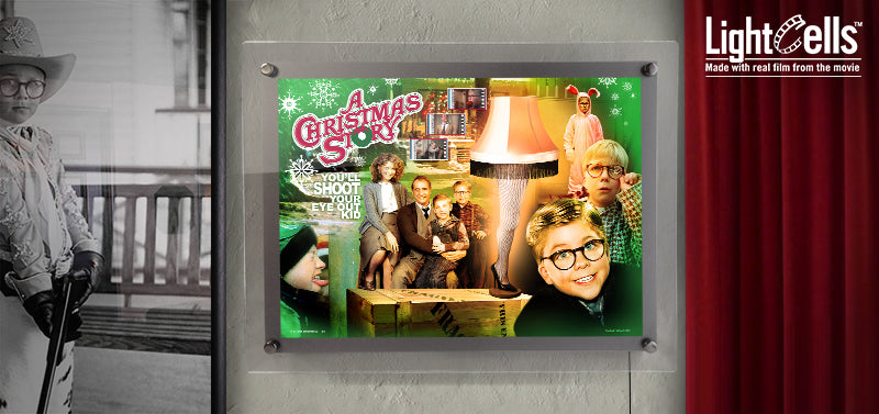 A Christmas Story (Iconic Park Family Moments) LightCell FilmCells Presentation with LED Frame LC1410012