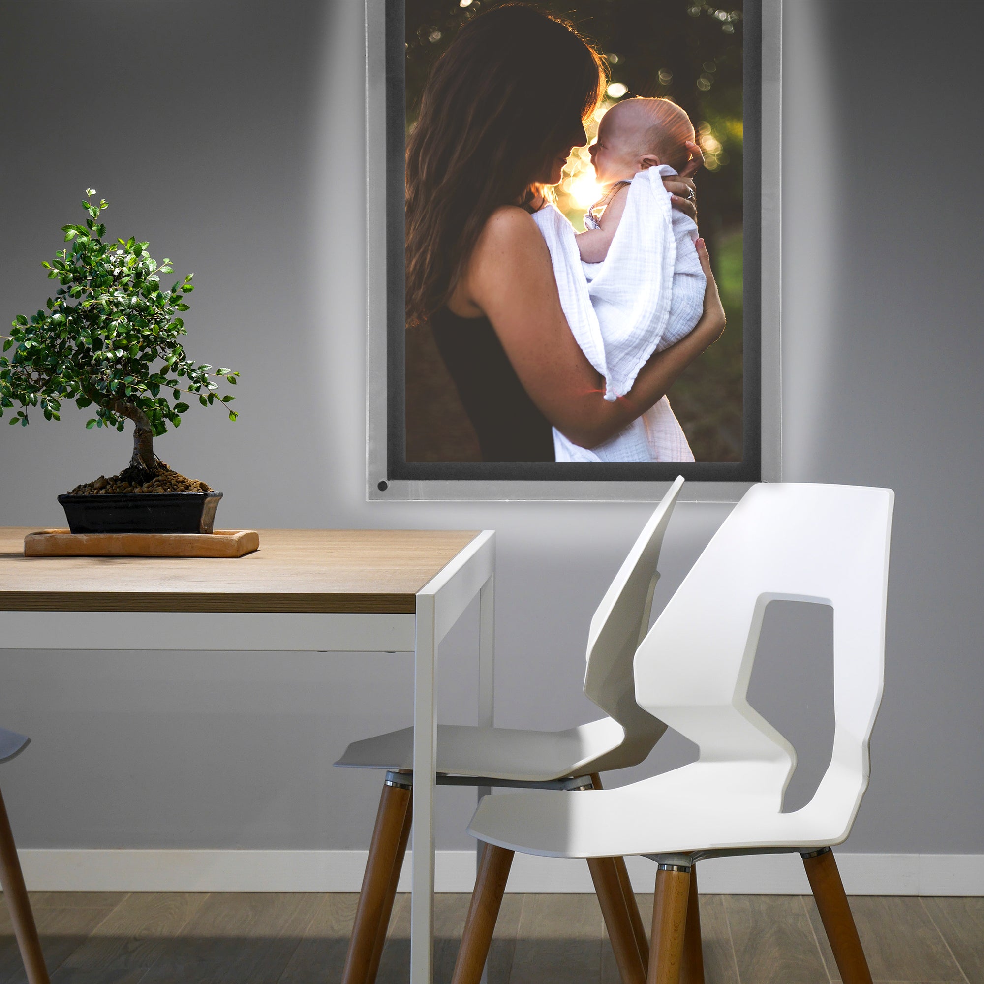 Backlit LED Acrylic Frame - For 24" x 17" MightyPrint™ Wall Art ACFR2417LED