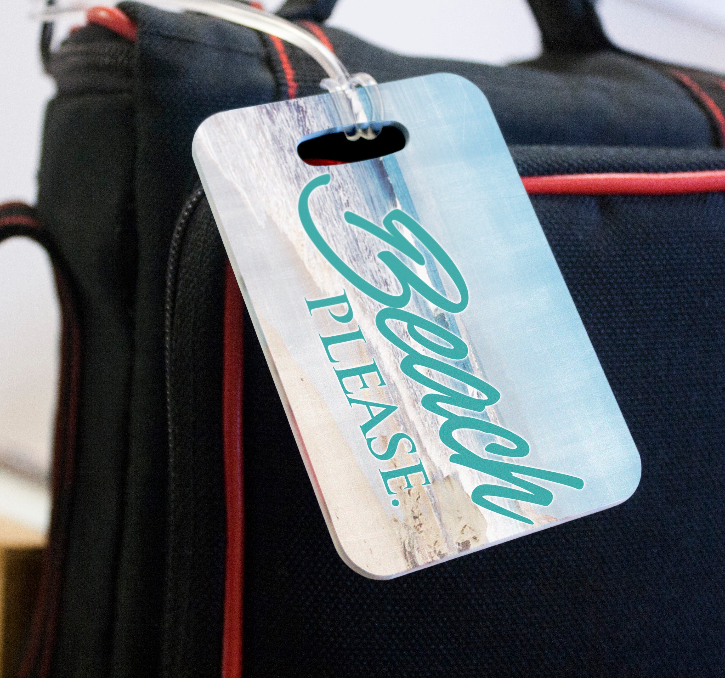 Vacation Collection (Beach Please) Luggage Tag LTREC036